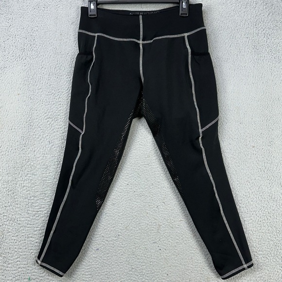 Dover Saddlery Women Riding Sport Pants Large Black Horse Riding Stretch Pull On - Picture 1 of 8